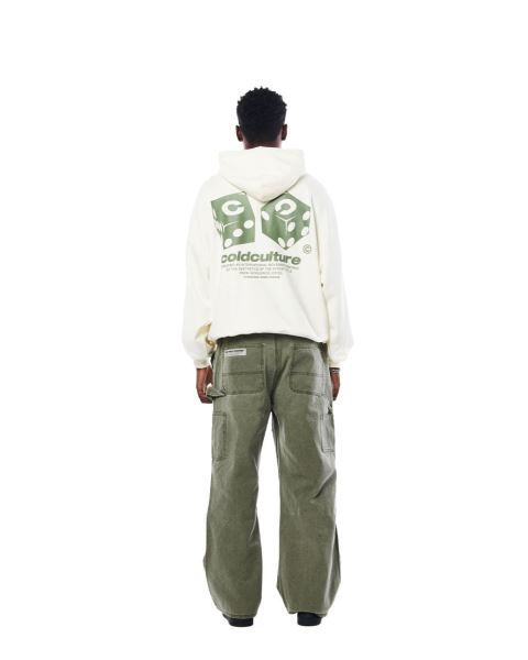 Cold Culture Dice Hoodie Cream | 86107-OSWY