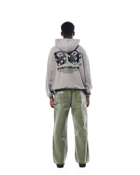 Cold Culture Dice Hoodie Grey | 35261-MRZS