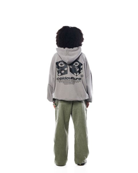 Cold Culture Dice Hoodie Grey | 35261-MRZS