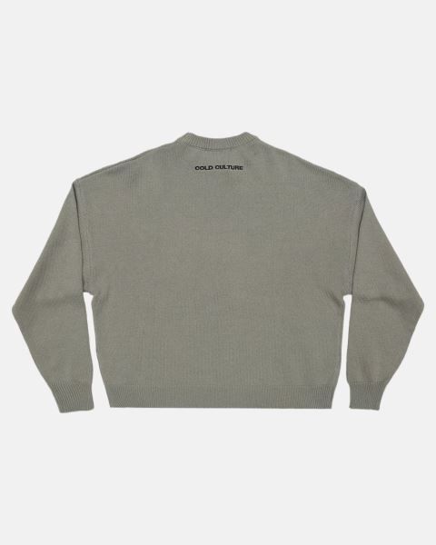 Cold Culture Dice Knitwear Grey | 64728-WSNI
