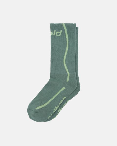 Cold Culture Divided Socks Coral Green | 18730-XJRW