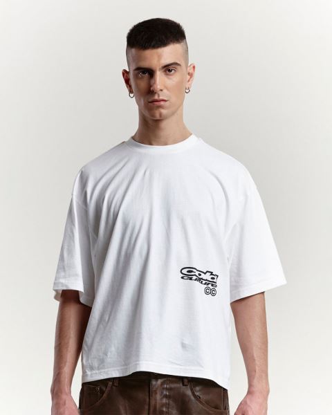 Cold Culture Dogs T Shirt White | 14628-ENJM