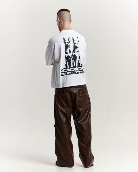 Cold Culture Dogs T Shirt White | 14628-ENJM