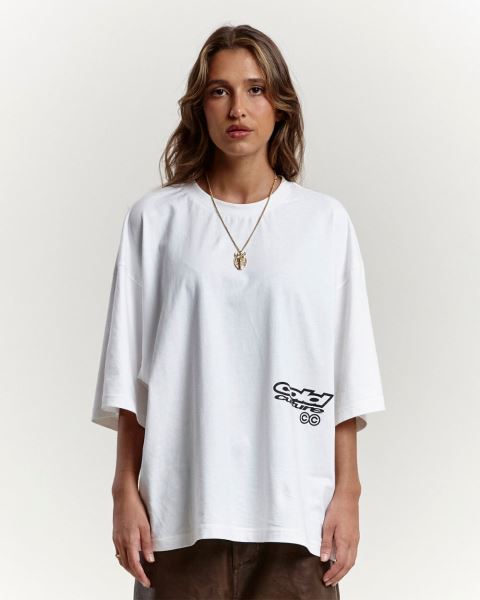 Cold Culture Dogs T Shirt White | 14628-ENJM