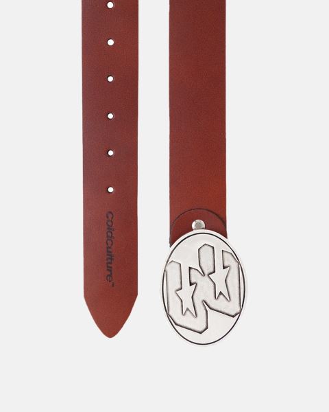 Cold Culture Double C Belts Red | 81936-PBMX