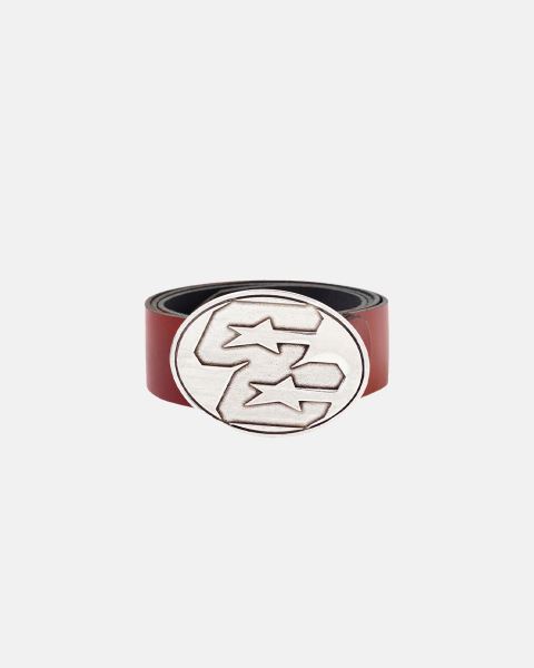 Cold Culture Double C Belts Red | 81936-PBMX
