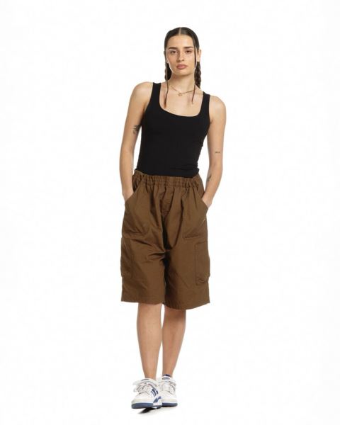 Cold Culture Double Pocket Shorts Grey | 47139-IKML