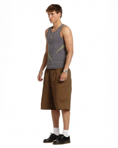 Cold Culture Double Pocket Shorts Grey | 47139-IKML