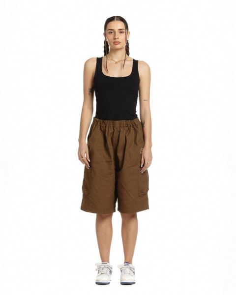 Cold Culture Double Pocket Shorts Grey | 47139-IKML
