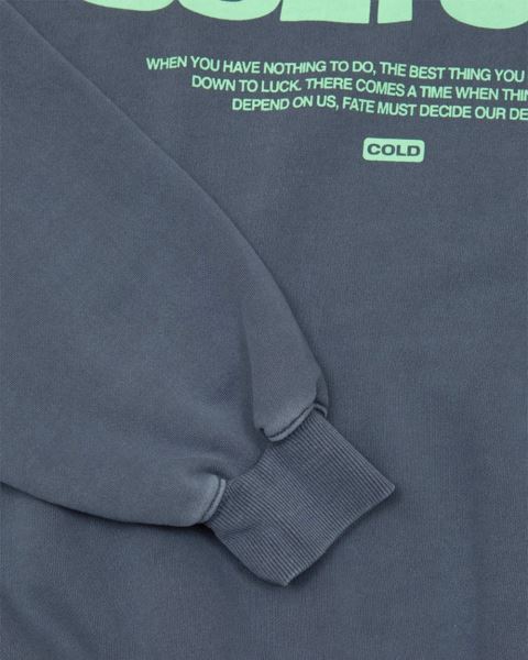 Cold Culture Down To Luck Hoodie Yellow | 60178-DGWF