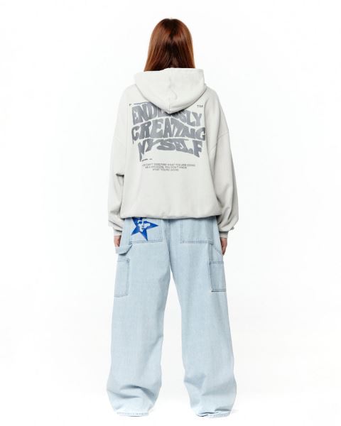 Cold Culture Endlessly Hoodie Light Grey | 51963-CQTB