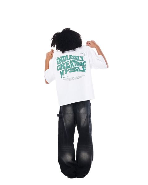 Cold Culture Endlessly T Shirt White | 74201-JFXM