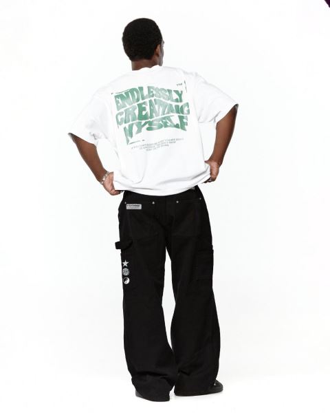 Cold Culture Endlessly T Shirt White | 74201-JFXM