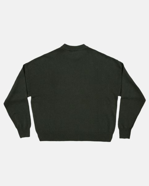Cold Culture Enterprise Knitwear Dark Green | 46730-XMZW