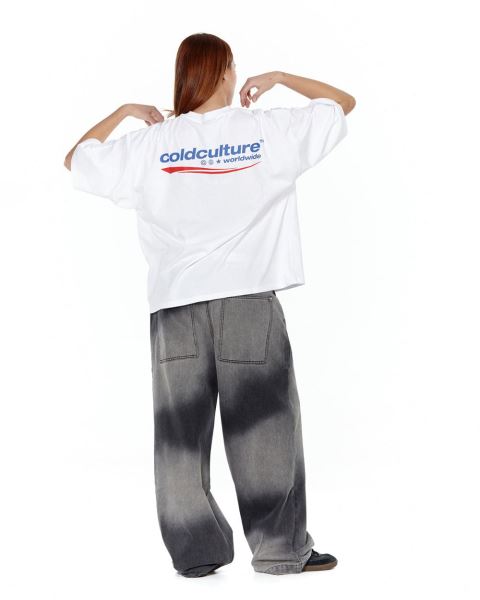 Cold Culture Enterprise T Shirt White | 30954-QLEJ