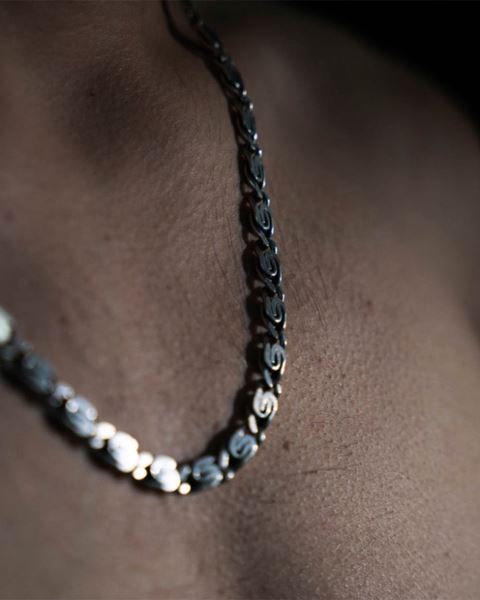 Cold Culture Fez Chain Jewelry Silver Red | 87194-IVTM