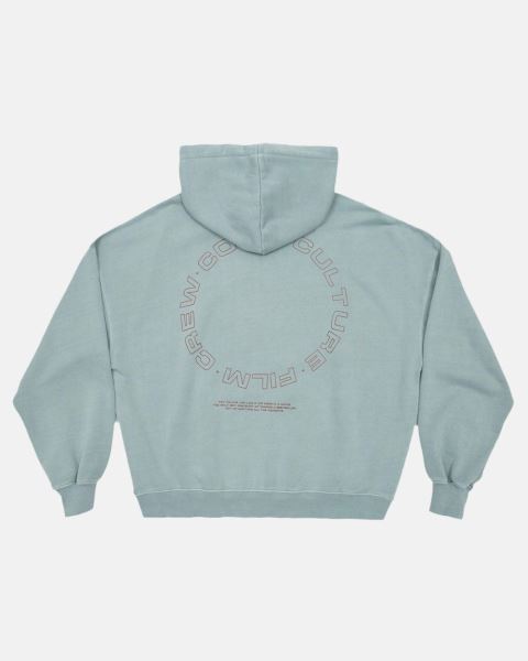 Cold Culture Film Crew Hoodie Blue | 70613-VDSC