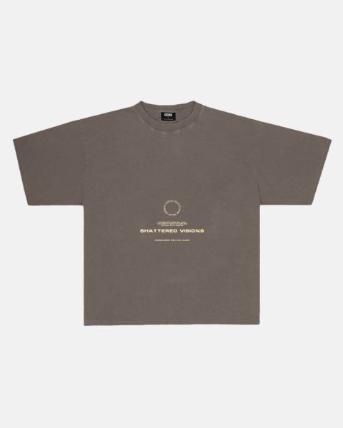 Cold Culture Film Crew T Shirt Dark Chocolate | 43602-EBQR
