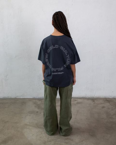 Cold Culture Film Crew T Shirt Red | 54297-ZUBJ
