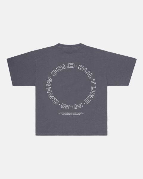 Cold Culture Film Crew T Shirt Red | 54297-ZUBJ