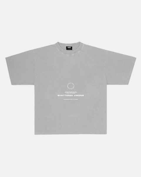 Cold Culture Film Crew T Shirt Silver | 90647-IOBU