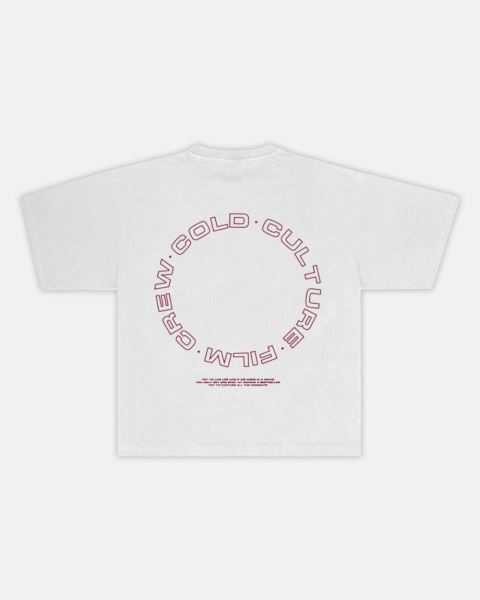 Cold Culture Film Crew T Shirt White | 67421-ARDI