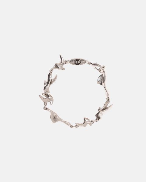 Cold Culture Fins Bracelet Jewelry Silver Brown | 67392-DFPU