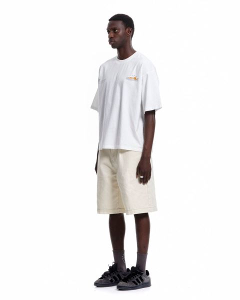 Cold Culture Flame T Shirt White | 23047-NVFT