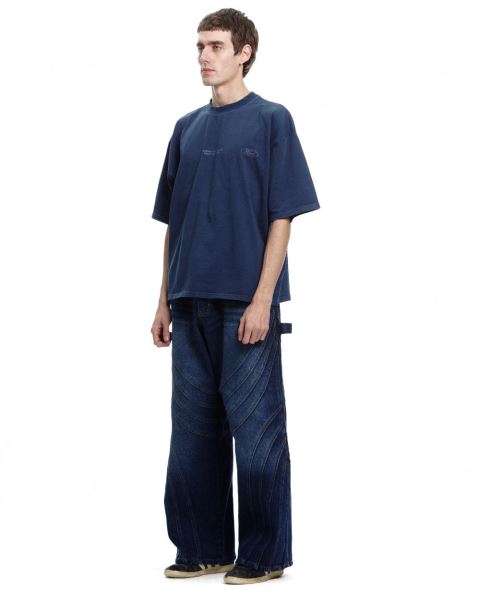 Cold Culture Ford Stars T Shirt Blue | 63502-PJIF