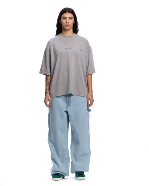 Cold Culture Ford Stars T Shirt Light Grey | 96710-ROFM