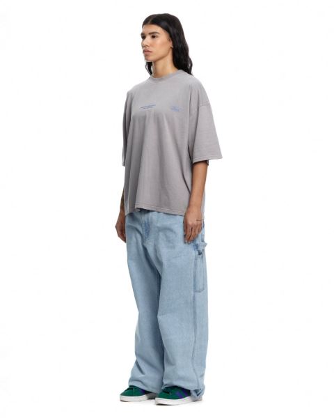 Cold Culture Ford Stars T Shirt Light Grey | 96710-ROFM