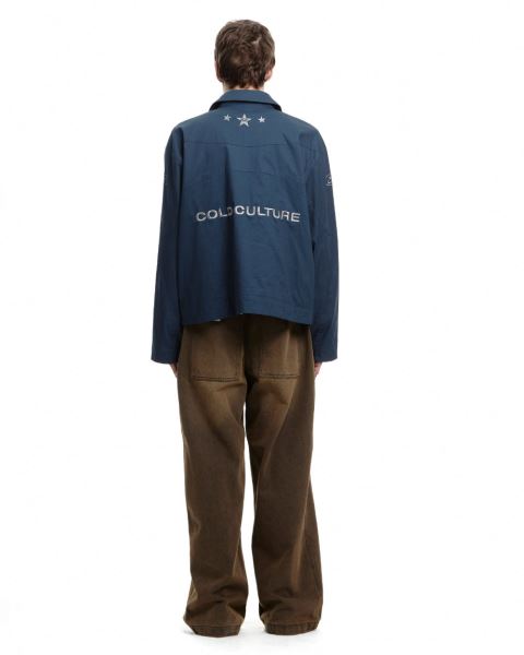 Cold Culture Ford Trench Jacket Blue | 20735-DUQG