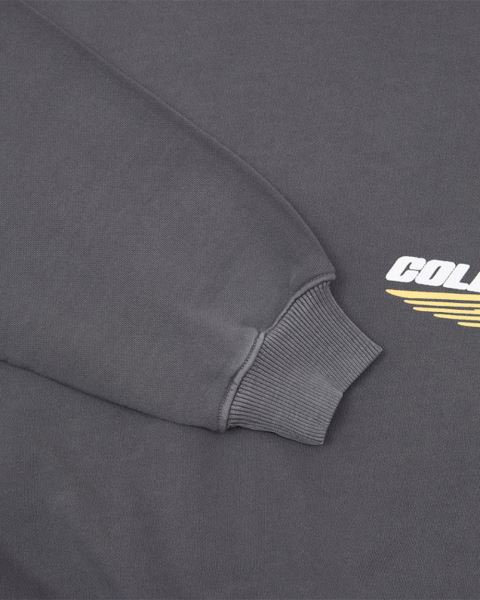 Cold Culture Galactic Glide Crewneck Sweatshirts Grey | 85439-WRMC