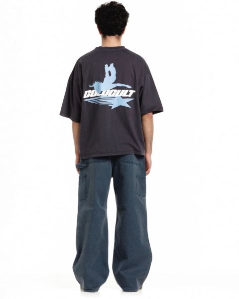 Cold Culture Galactic Glide T Shirt Brown | 92710-AEGC