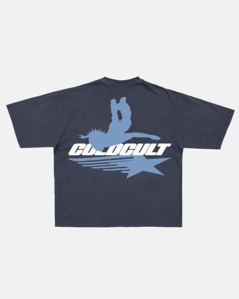 Cold Culture Galactic Glide T Shirt Brown | 92710-AEGC