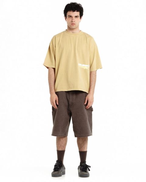 Cold Culture Galactic Glide T Shirt Orange | 52384-OTDV