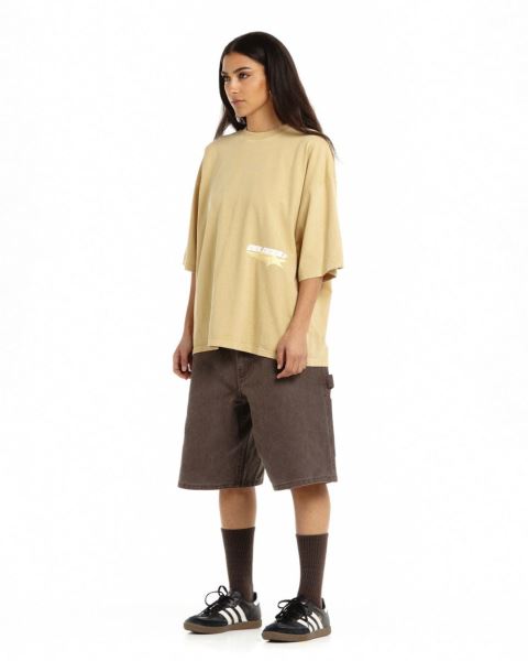 Cold Culture Galactic Glide T Shirt Orange | 52384-OTDV