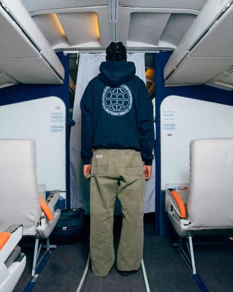 Cold Culture Globe Hoodie Blue | 79460-CERQ