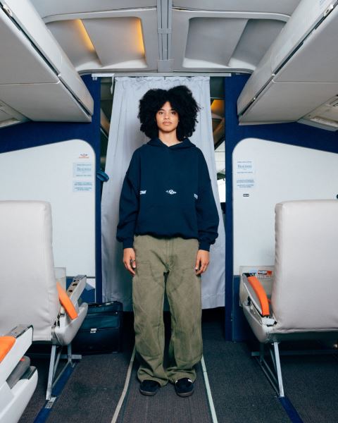 Cold Culture Globe Hoodie Blue | 79460-CERQ