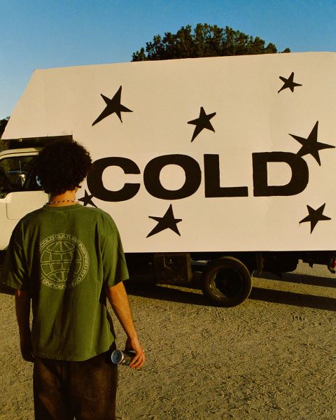 Cold Culture Globe T Shirt Green | 98314-JWQD