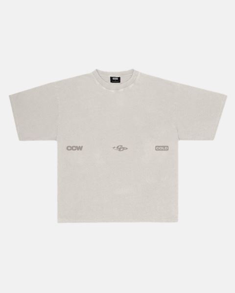 Cold Culture Globe T Shirt Grey | 03452-XHED