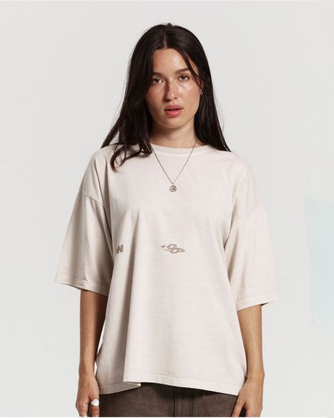 Cold Culture Globe T Shirt Grey | 03452-XHED