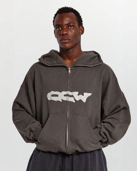 Cold Culture Globetrotter Zip Hoodie Grey | 89734-BWIC