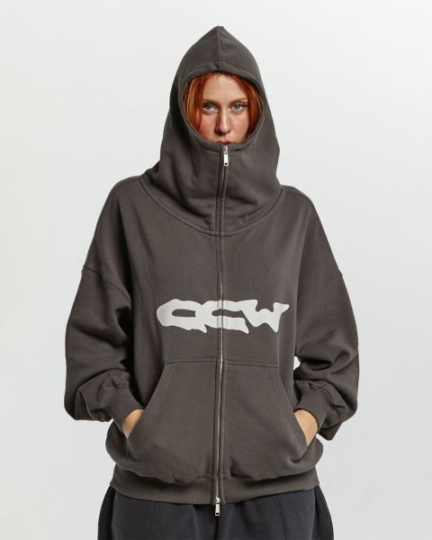 Cold Culture Globetrotter Zip Hoodie Grey | 89734-BWIC