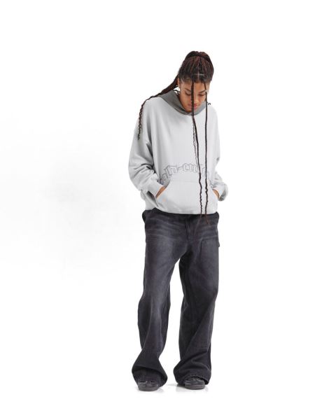 Cold Culture Gothic Arc Hoodie Light Grey | 71846-YFOL