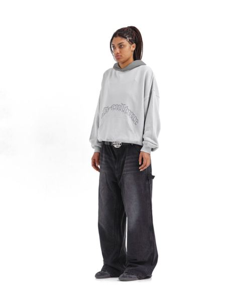 Cold Culture Gothic Arc Hoodie Light Grey | 71846-YFOL
