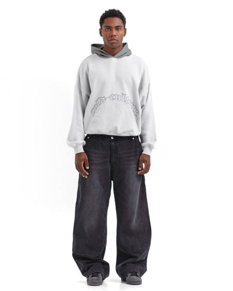 Cold Culture Gothic Arc Hoodie Light Grey | 71846-YFOL