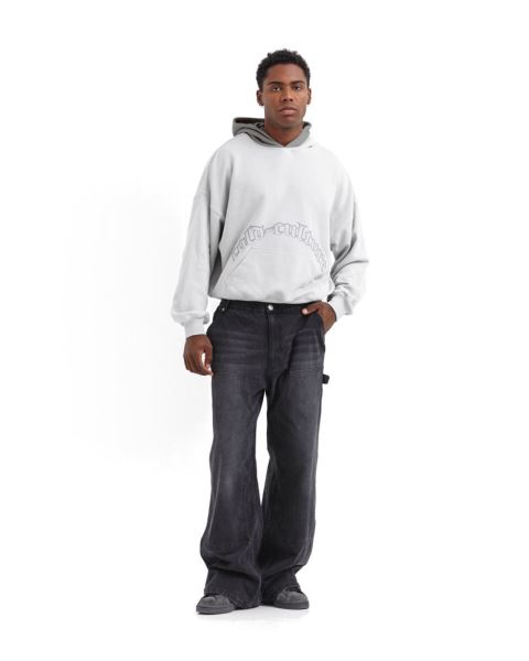 Cold Culture Gothic Arc Hoodie Light Grey | 71846-YFOL