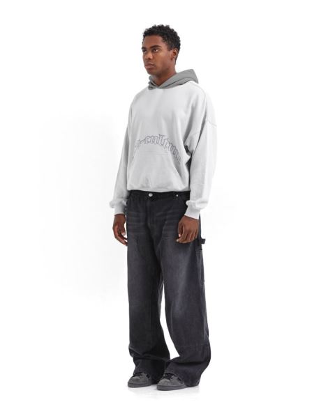 Cold Culture Gothic Arc Hoodie Light Grey | 71846-YFOL
