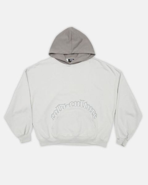 Cold Culture Gothic Arc Hoodie Light Grey | 71846-YFOL